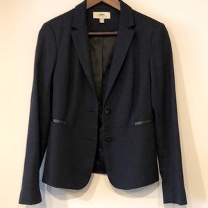Classic navy blue blazer